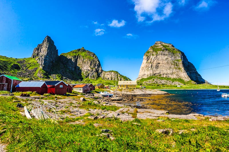 Inselgemeinde Traena am Polarkreis in Norwegen - ©FornStudio - stock.adobe.com