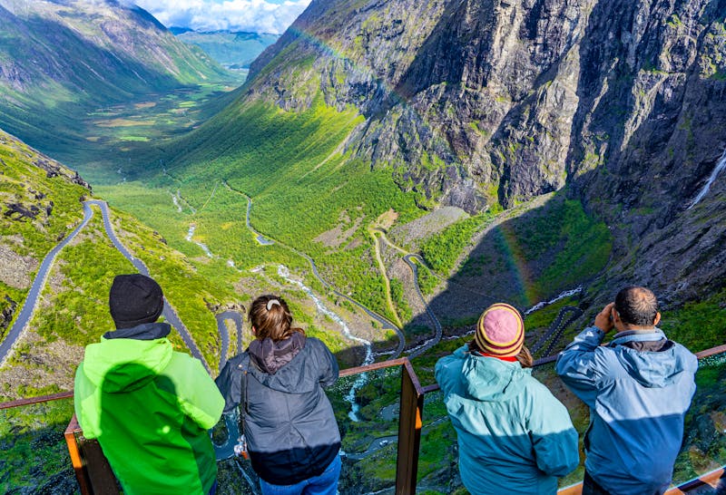 Ausblick von der Trollstigen-Plattform - ©Frank Lambert - stock.adobe.com