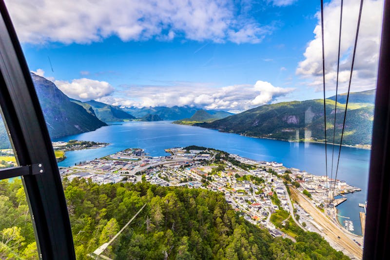 Romsdalsgondolen in Andalsnes - Seilbahn - ©Paul Skahjem Thürmer - stock.adobe.com