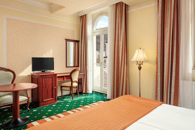 Humboldt Park Hotel & Spa Karlsbad - Zimmerbeispiel Doppelzimmer Komfort – ©HOTELIS Spa & Wellness