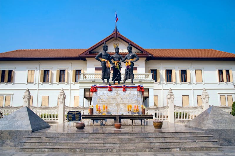 The Three Kings Monument in Chiang Mai, Thailand - ©Artur Bogacki - stock.adobe.com