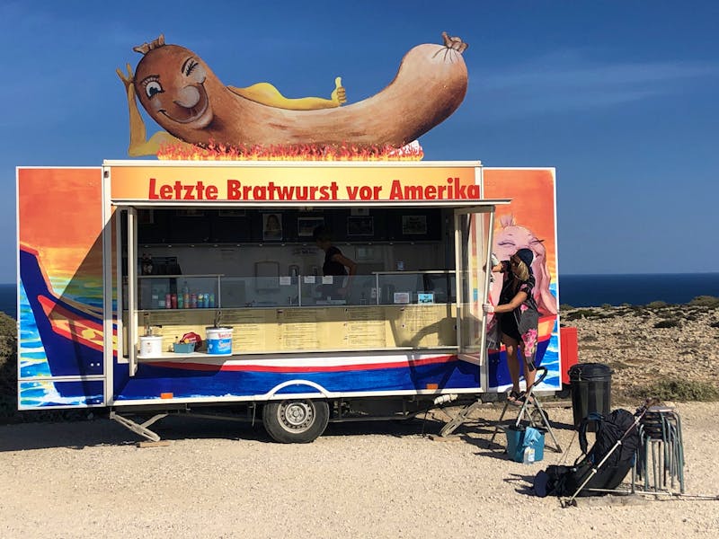 Cabo Sao Vicente - Letzte Bratwurst vor Amerika - ©Wolfgang Balling - Eberhardt TRAVEL