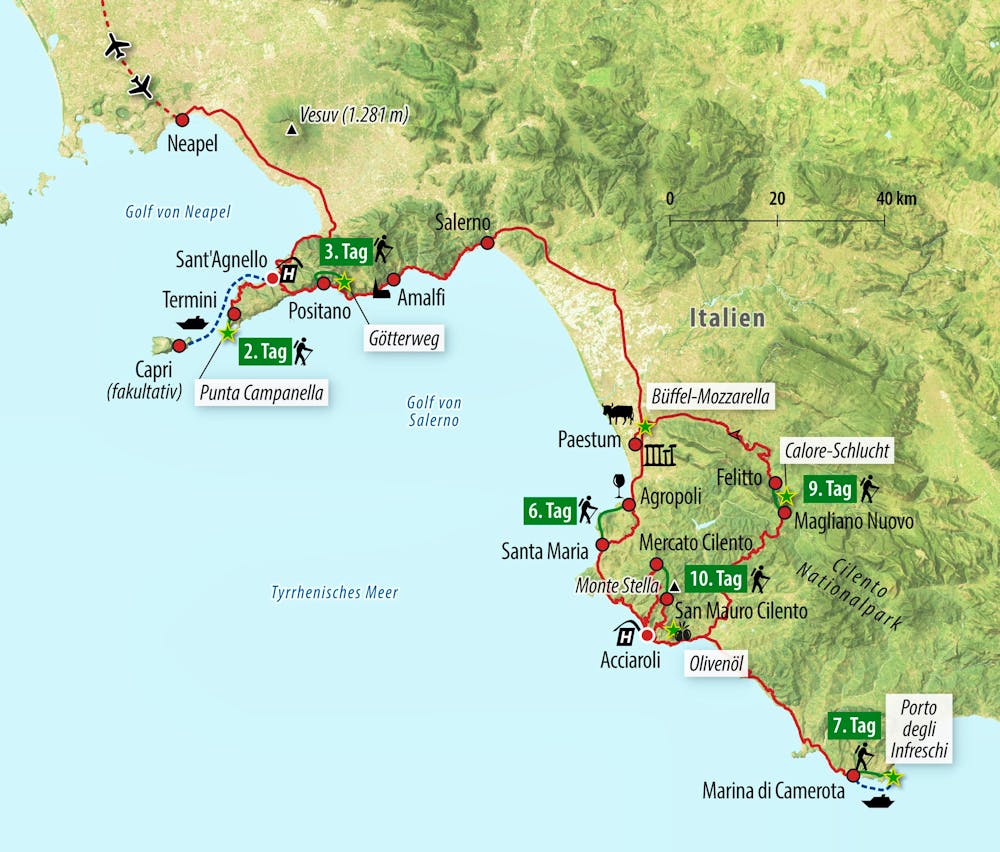 Reisekarte – © Eberhardt TRAVEL