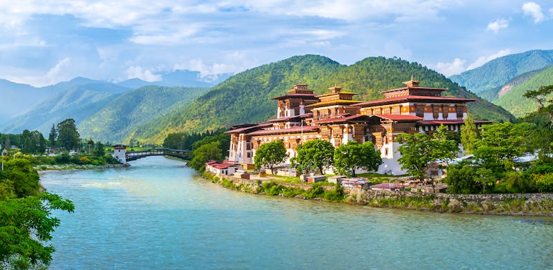 Punakha Dzong - Kloster in Bhutan - ©kardd - stock.adobe.com