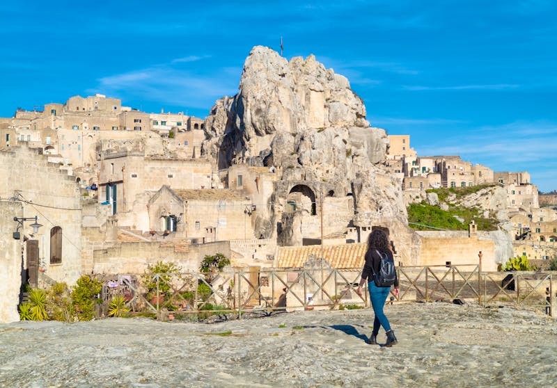 Matera in der Basilicata - Blick auf die historischen Höhlenwohnungen im Stadtteil Sassi - ©ValerioMei - stock.adobe.com