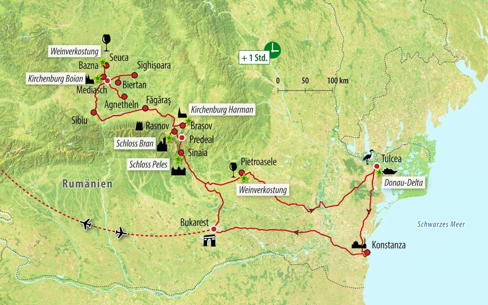 Reisekarte – © Eberhardt TRAVEL