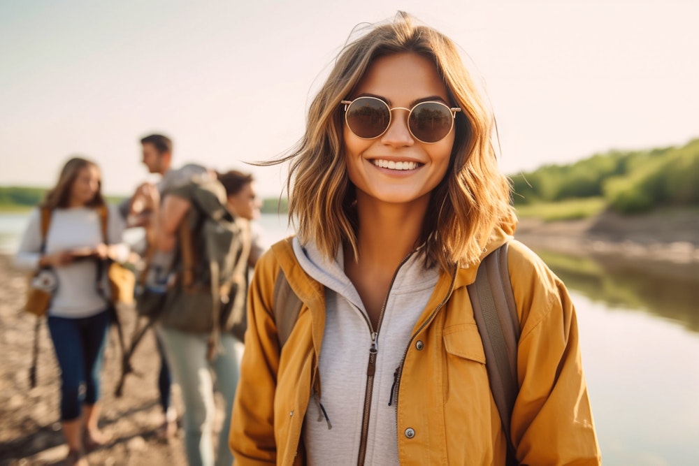 Junge Frau beim Wandern – © wetzkaz - stock.adobe.com