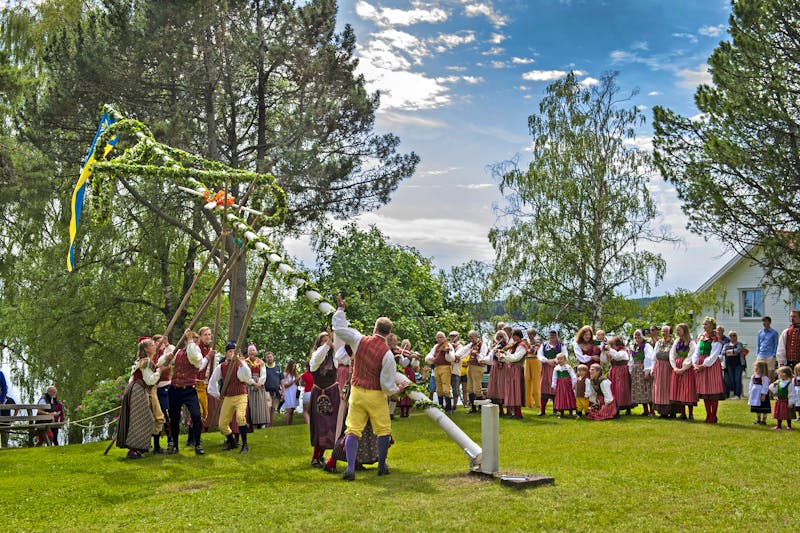 Mittsommerfest in Schweden - ©Anna Hållams - imagebank.sweden.se
