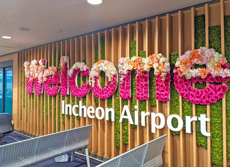 Willkommen am Incheon Flughafen in Südkorea - ©Teresa Rumpel - Eberhardt TRAVEL