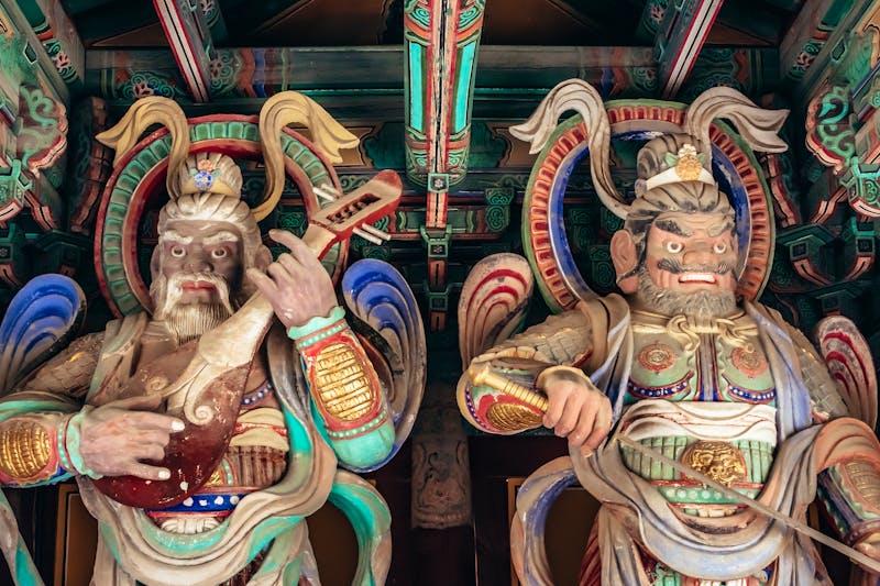 Wächterfiguren im Bulguksa Tempel in Gyeongju - Südkorea - ©Jacki - stock.adobe.com