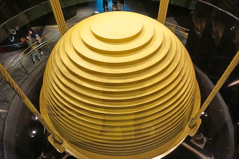 Stabilisierungskugel im Taipeh 101 Tower - ©Teresa Rumpel - Eberhardt TRAVEL
