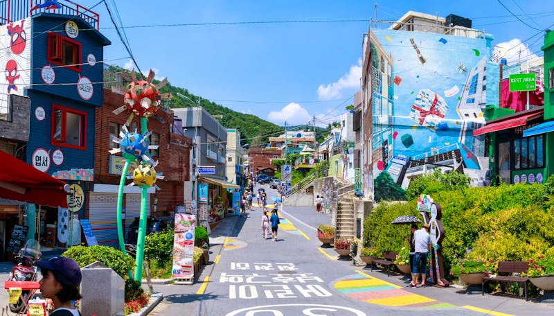 Gamcheon Culture Village bei Busan in Südkorea - ©yooranpark - stock.adobe.com