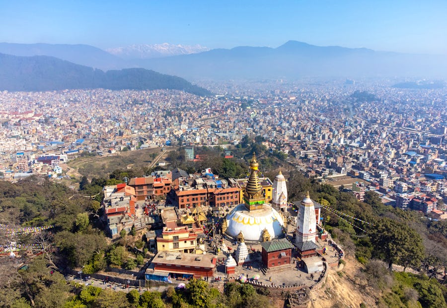 Swayambhu Mahachaitya Tempel in Kathmandu - Nepal – © World Travel Photos - stock.adobe.com