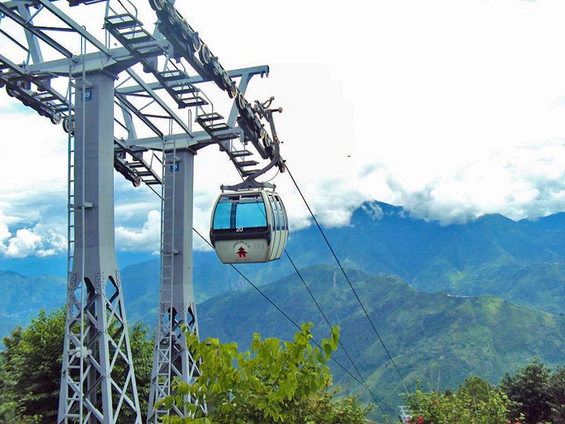 Seilbahn zum Manakamana Tempel in Nepal - ©Megha - wikipedia