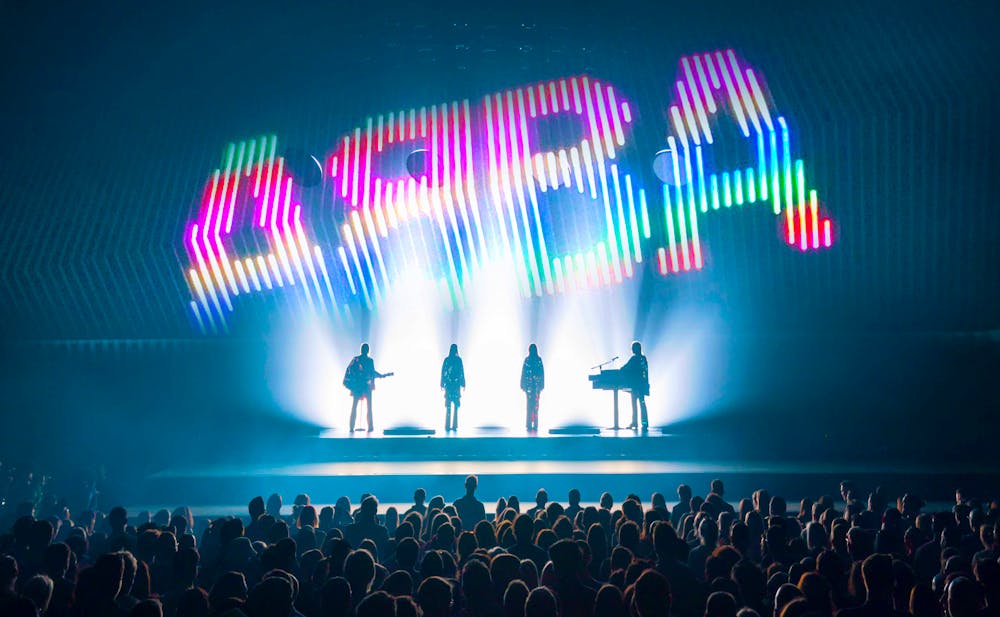 ABBA Voyage Topbild Schriftzug &ndash; &copy; JOHAN PERSSON & Annika Lembke