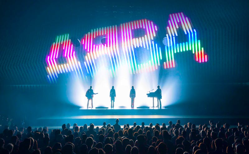 ABBA Voyage Topbild Schriftzug - ©JOHAN PERSSON & Annika Lembke