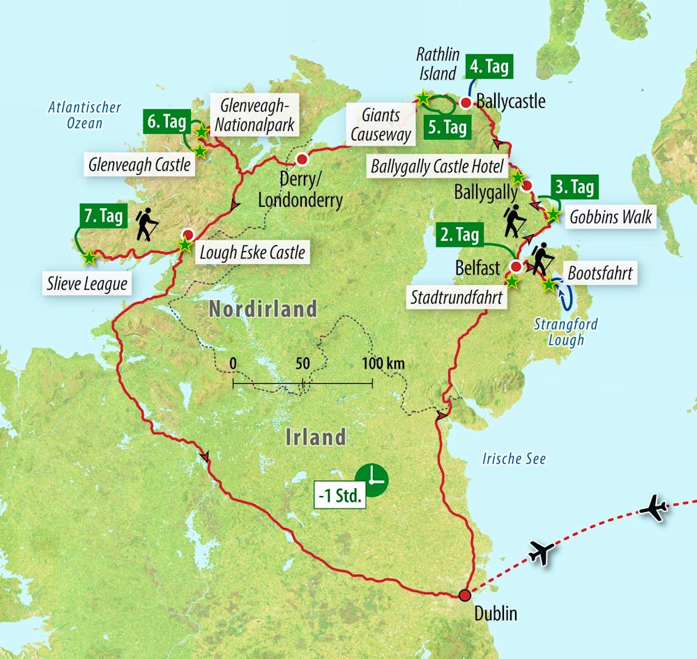 Ihre Reiseroute – © Eberhardt TRAVEL