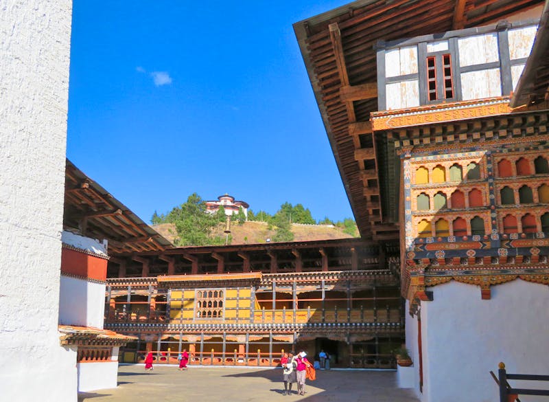 Besichtigung der Klosterfestung Paro Dzong in Bhutan - ©Jürgen Schmeißer - Eberhardt TRAVEL