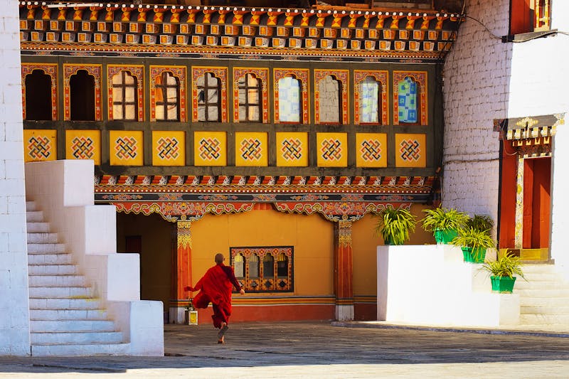 In der Klosterfestung Paro Dzong in Bhutan - ©olmoroz - stock.adobe.com