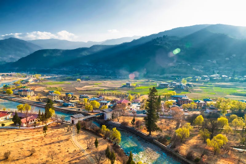 Tal von Punakha in Bhutan - ©sunday_morning - stock.adobe.com