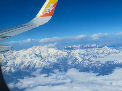 Flug über den Himalaya von Paro &ndash; &copy; Jürgen Schmeißer - Eberhardt TRAVEL