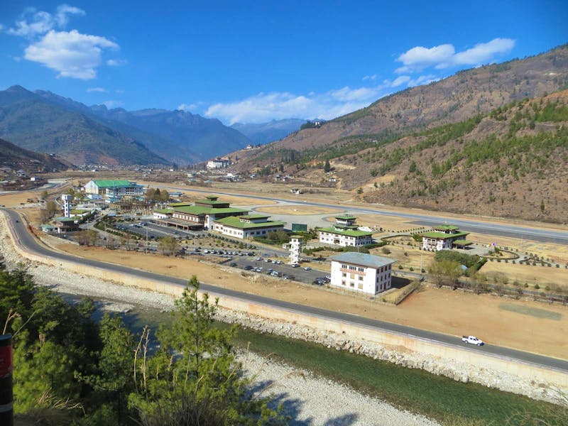 Flughafen von Paro in Bhutan - ©Jürgen Schmeißer - Eberhardt TRAVEL