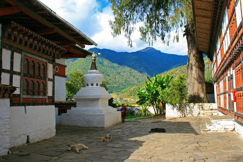 Kyichu Lhakhang Kloster in Paro - Bhutan - ©frdric - stock.adobe.com