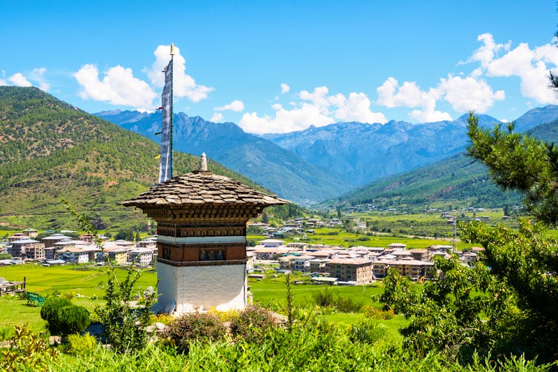 Bergwelt rund um Paro in Bhutan - ©Jareya NualthongJareya Nualthong - stock.adobe.com
