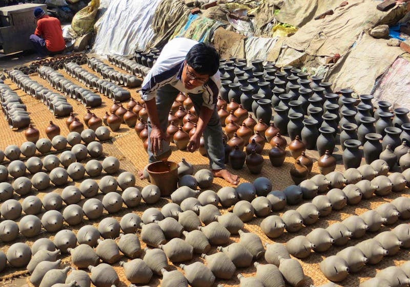 Töpfermarkt in Bhaktapur - ©Jürgen Schmeißer - Eberhardt TRAVEL