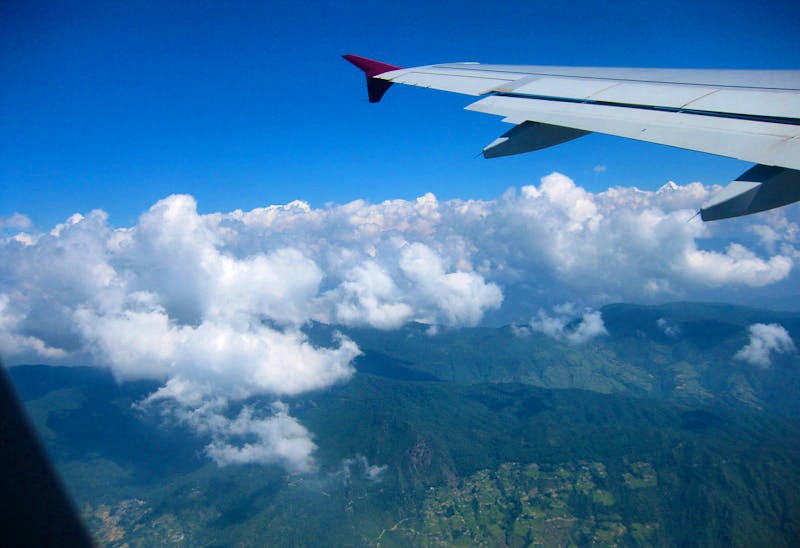 Abflug von Kathmandu - ©Annette Zocher - Eberhardt TRAVEL