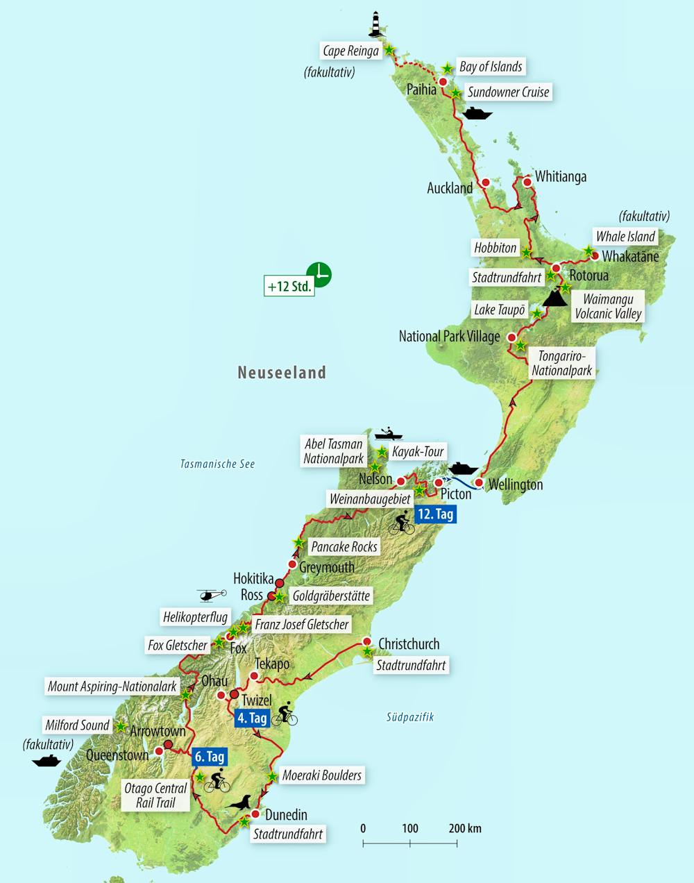 Ihre Reiseroute – © Eberhardt TRAVEL
