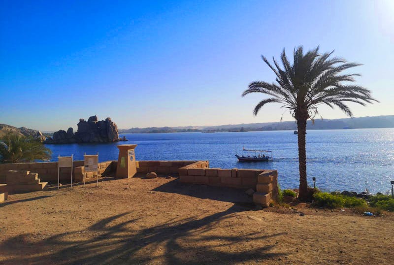Blick vom Philae Tempel auf der Nil-Insel Agilkia - ©Eva Sieglow - Eberhardt TRAVEL
