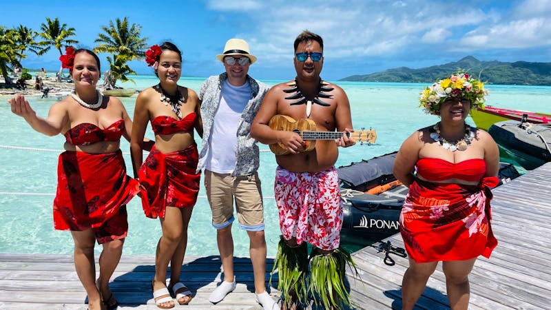 In der Lagune von Tahaa - Motu Mahana - ©Jacob Spangenberg - Eberhardt TRAVEL