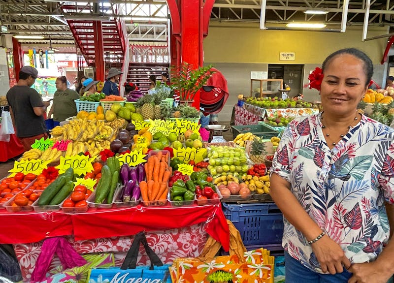Spaziergang in Papeete - Markthalle - ©Jacob Spangenberg - Eberhardt TRAVEL