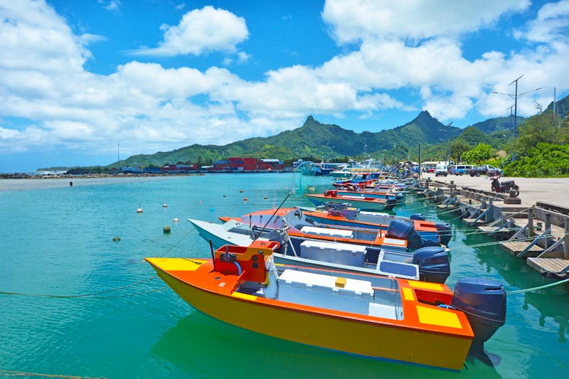 Avatiu Harbour auf der Cook-Insel Rarotonga im Südpazifik - ©Rafael Ben-Ari - stock.adobe.com