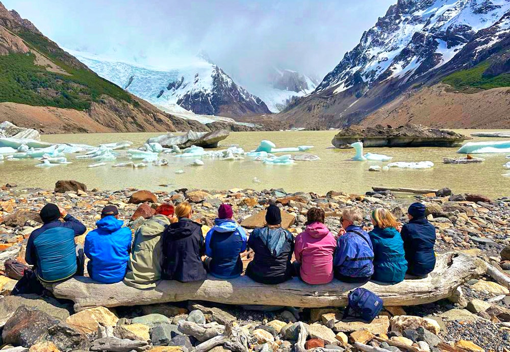 Eberhardt-Reisegruppe im Nationalpark Los Glaciares in Argentinien – © Sylvia Sann - Eberhardt TRAVEL