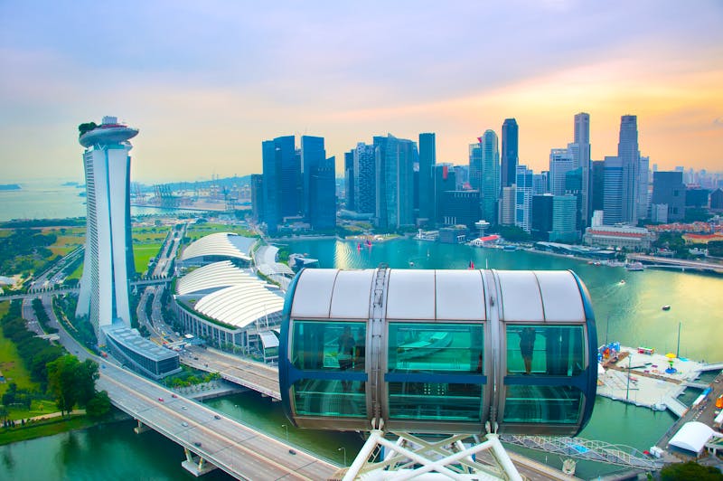 Aussicht vom Singapore Flyer, Singapur - ©joyt - stock.adobe.com