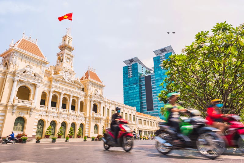 Stadthalle in Ho Chi Minh Stadt, Saigon - Vietnam - ©David Bokuchava - stock.adobe.com