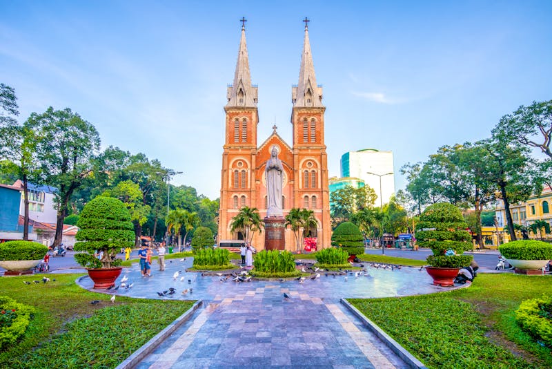 Notre-Dame Kathedrale in Ho Chi Minh Stadt, Saigon - Vietnam - ©Richie Chan - stock.adobe.com