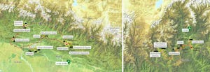 GO-SKBHU Nepal Bhutan gesamt&nbsp;&ndash;&nbsp;&copy;&nbsp;Eberhardt TRAVEL
