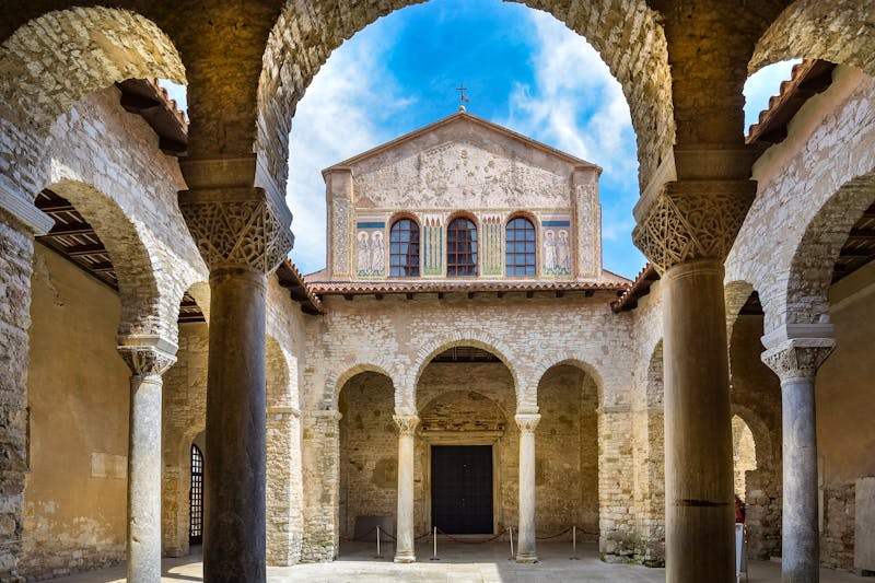 Die Euphrasius-Basilika in Poreč, Kroatien - ©Henry Czauderna, info@rennsteig.de