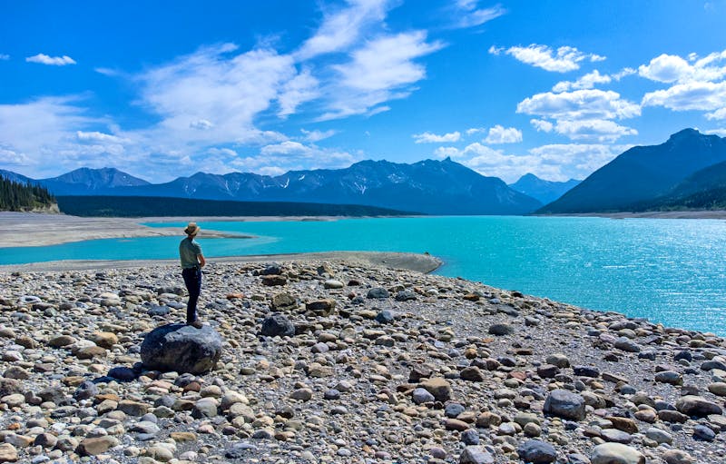 Der wunderschöne Abraham Lake in Alberta - ©NZP Chasers - stock.adobe.com