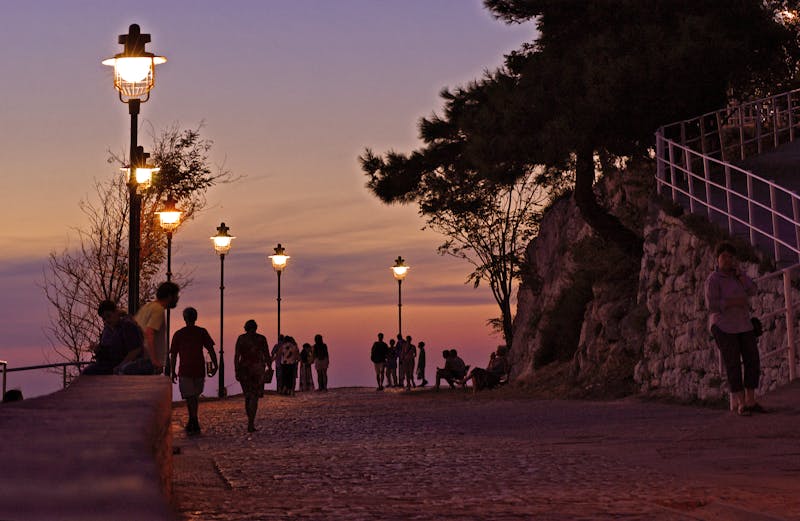 Spaziergang bei Sonnenuntergang in Rovinj - ©© 2007  Maistra d.d., Rovinj; Arch 2007 published by CCN-images