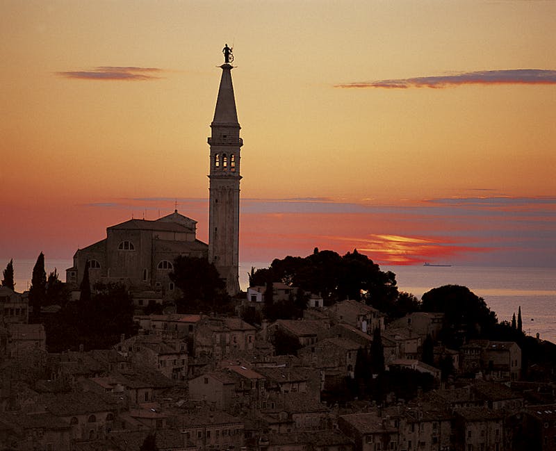 Rovinj, Kirche der heiligen Euphemia bei Sonnenuntergang - ©© 2007  Maistra d.d., Rovinj; Arch 2007 published by CCN-images