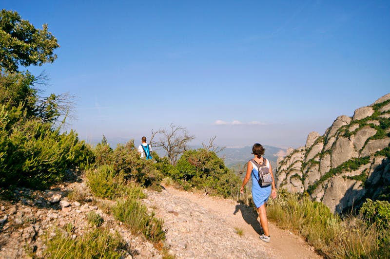 Wanderung im Montserrat-Gebirge - ©fovivafoto - stock.adobe.com