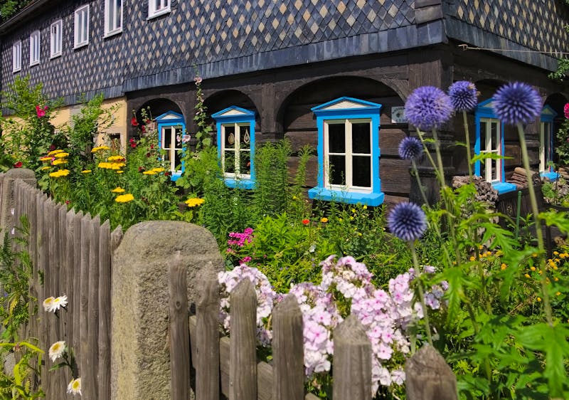 Typisches Umgebindehaus in der Oberlausitz - ©LianeM - stock.adobe.com