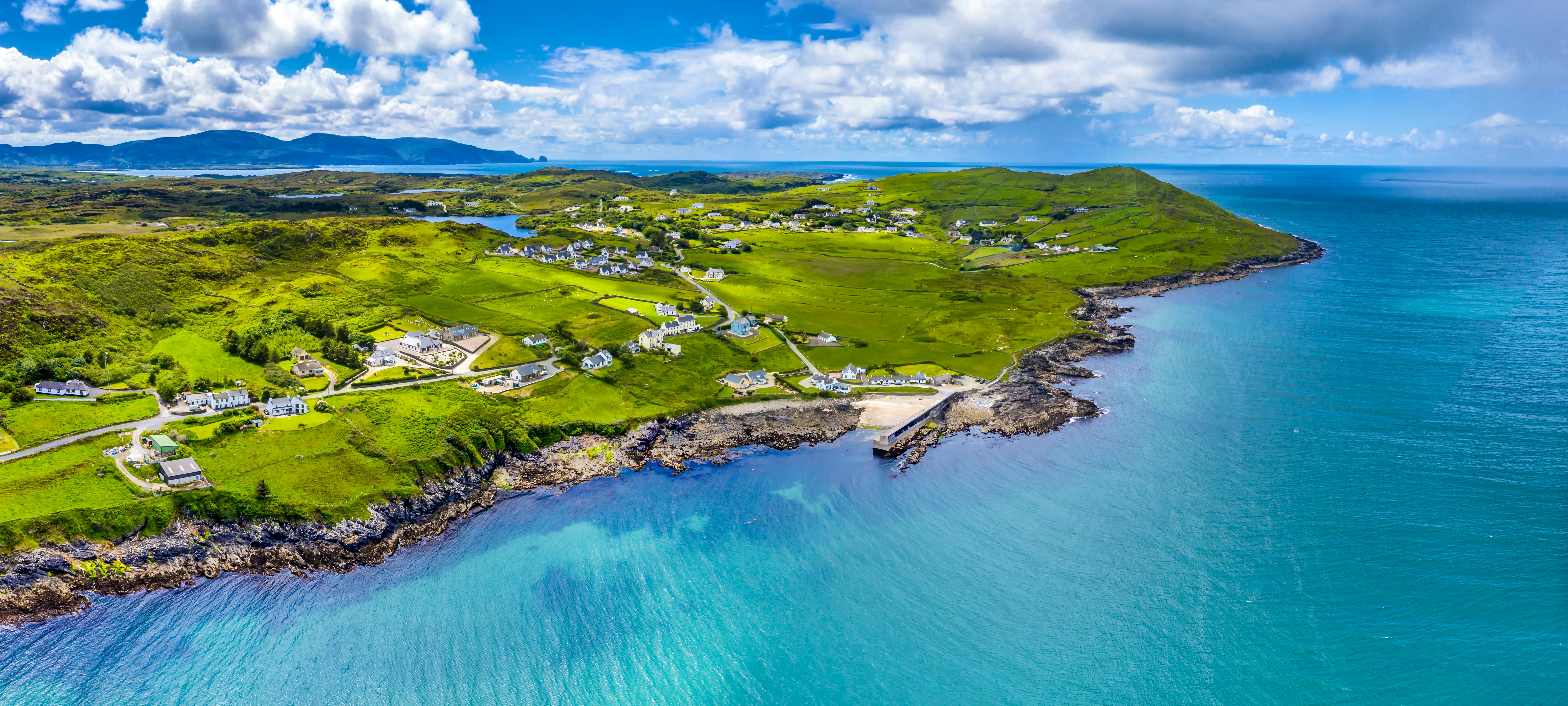 Wild Atlantic Way Aerial view of Portnoo in County Donegal  Ireland &nbsp;&ndash;&nbsp;&copy;&nbsp;Lukassek - stock.adobe.com