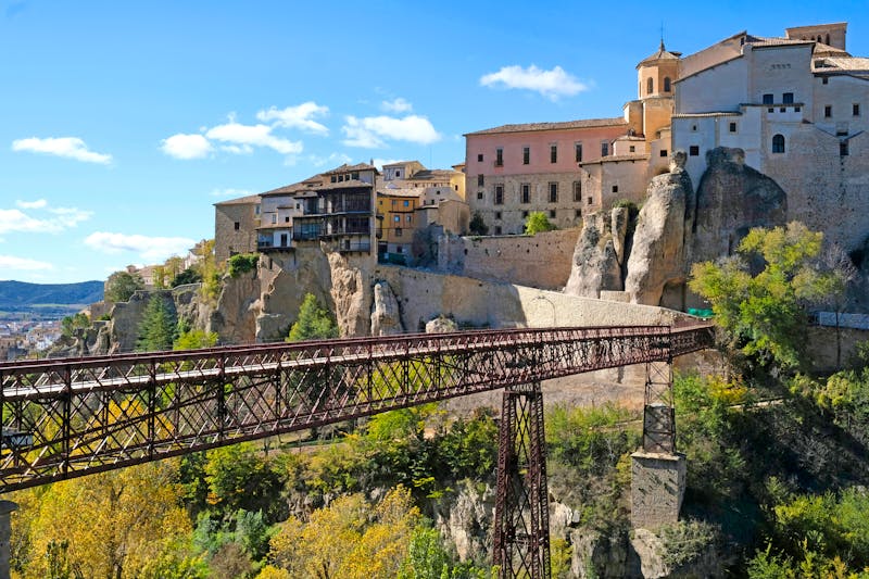 Die hängenden Häuser von Cuenca in Kastilien-La Mancha  - ©lensw0rld - stock.adobe.com