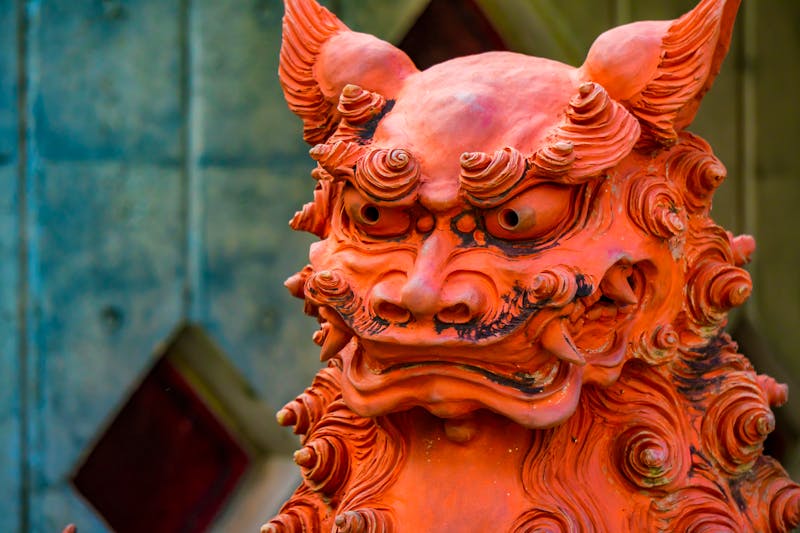 Drachenfigur in der Burg Shuri in Naha - ©beeboys - stock.adobe.com
