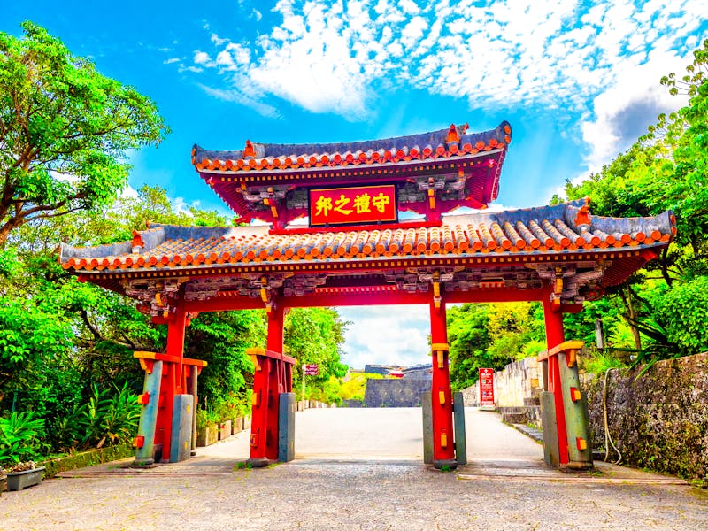 Eingangstor zur Burg Shuri in Naha - ©Kumi - stock.adobe.com